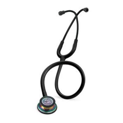3M Littmann Classic III Monitoring Stethoscope Black with Rainbow Chestpiece
