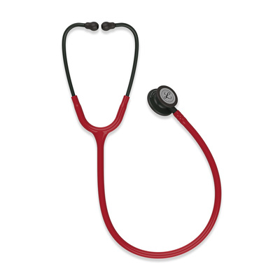 3M Littmann Classic III Monitoring Stethoscope Burgundy with Black Chestpiece