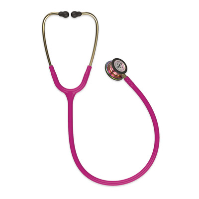 3M Littmann Classic III Monitoring Stethoscope Raspberry with Rainbow Chestpiece 3M Littmann Classic III Monitoring Stethoscope Raspberry with Rainbow Chestpiece