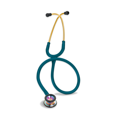 3M Littmann Classic II Paediatric Stethoscope - Caribbean Blue with Rainbow Chestpiece Caribbean Blue with Rainbow Chestpiece 3M Littmann Classic II Paediatric Stethoscope - Caribbean Blue with Rainbow Chestpiece Caribbean Blue with Rainbow Chestpiece