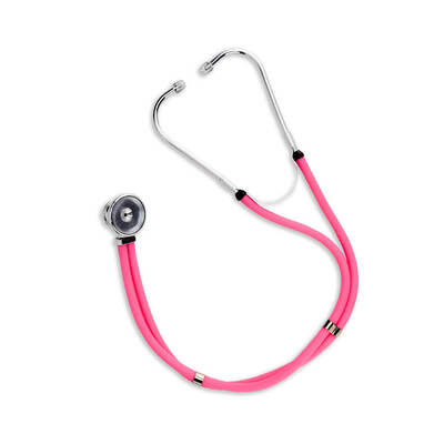Timesco Twin Tube (Sprague Rappaport) Stethoscope -  Pink