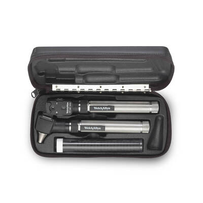 PocketScope Set Inc. Ophthalmoscope, Fibre Optic Otoscope, Integral Throat Illuminator and 2 Handles In a Hard Case PocketScope Set Inc. Ophthalmoscope, Fibre Optic Otoscope, Integral Throat Illuminator and 2 Handles In a Hard Case