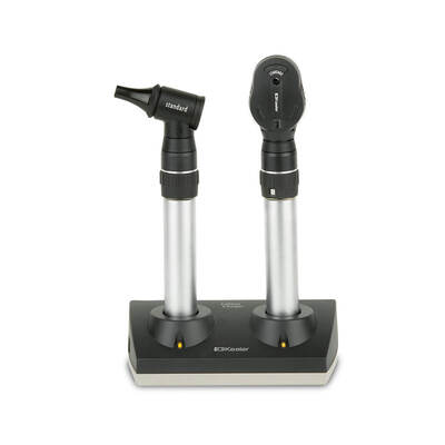 Keeler 240V Standard Desk Set - Otoscope and Ophthalmoscope with Magnification Keeler 240V Standard Desk Set - Otoscope and Ophthalmoscope with Magnification