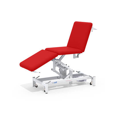 Medi-Plinth 3 Section Electric Plinth Luxury Red Medi-Plinth 3 Section Electric Plinth Luxury Red