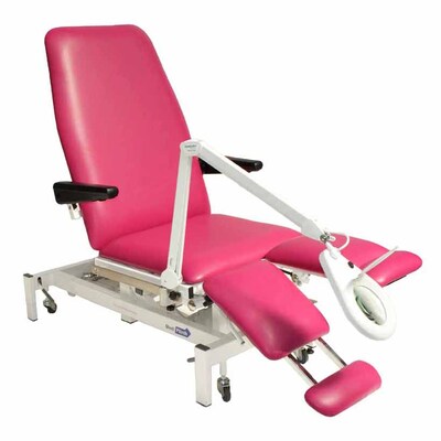 Medi-Plinth Electric Non-Tilting Podiatry Chair Luxury <em class="search-results-highlight">Dark</em> Blue