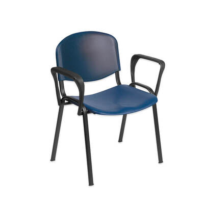 Sunflower Venus Visitor Chair with Arms Blue