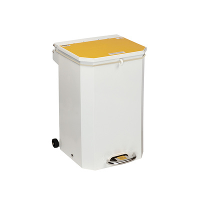 Sunflower 50L Bin Yellow Lid