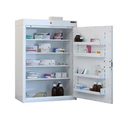 Sunflower Medicine Cabinet with 4 Shelves, 4 Door Trays and 1 Door  85 x 60 x 30cm