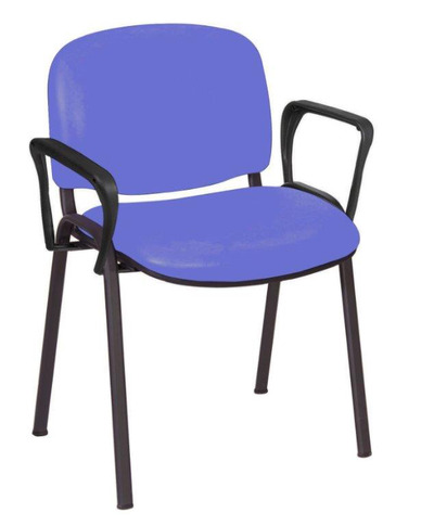 Sunflower Galaxy Visitor Chair with Arms - Anti Bac Mid Blue