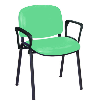 Sunflower Galaxy Visitor Chair with Arms - Anti Bac Mint