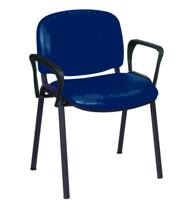 Sunflower Galaxy Visitor Chair with Arms - Anti Bac Navy