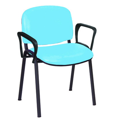 Sunflower Galaxy Visitor Chair with Arms - Anti Bac Sky Blue