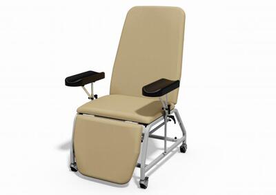 Plinth Medical Reclining Phlebotomy Chair ALMOND