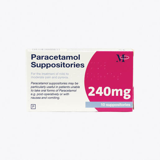 Paracetamol 240mg Suppository POM x10