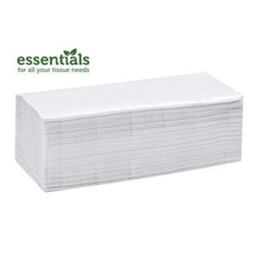 Essential Plus Z fold hand towel - Recycled x 3750 Sheets WHITE