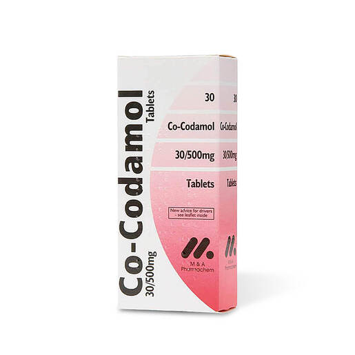 Co-Codamol Tablets - 30mg/500mg x 30 30mg/500mg Tablet POM | Generic ...