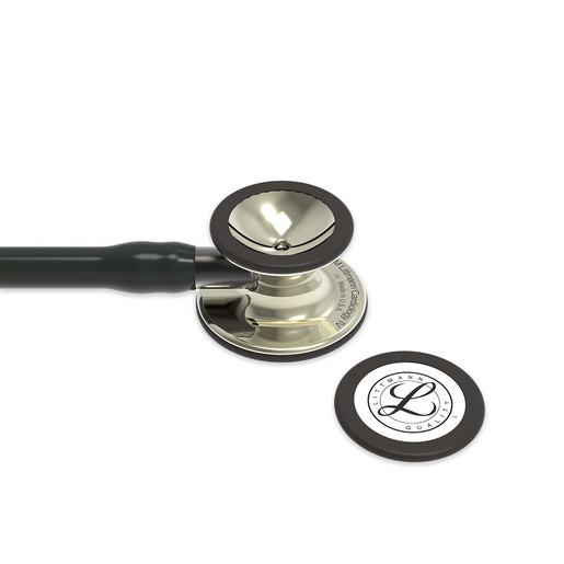 3M Littmann Cardiology IV Diagnostic Stethoscope - Black with Champagne Chestpiece Black with Champagne Finish