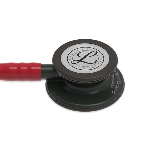 3M Littmann Classic III Monitoring Stethoscope Burgundy with Black Chestpiece