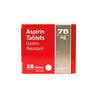 ASPIRIN 75MG GR TABLETS X 28