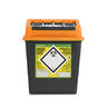 Sharpsafe® 13L Grey UK Orange Sharps Bin Lid