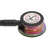 3M Littmann Classic III Monitoring Stethoscope Black with Rainbow Chestpiece