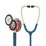 3M Littmann Classic III Monitoring Stethoscope Caribbean Blue with Rainbow Chestpiece