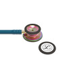 3M Littmann Classic III Monitoring Stethoscope Caribbean Blue with Rainbow Chestpiece