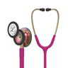 3M Littmann Classic III Monitoring Stethoscope Raspberry with Rainbow Chestpiece