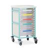 Bristol Maid Caretray Trolley with 3 Single and 2 Double Trays