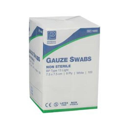 Gauze Swab Green N/S 8 PLY 