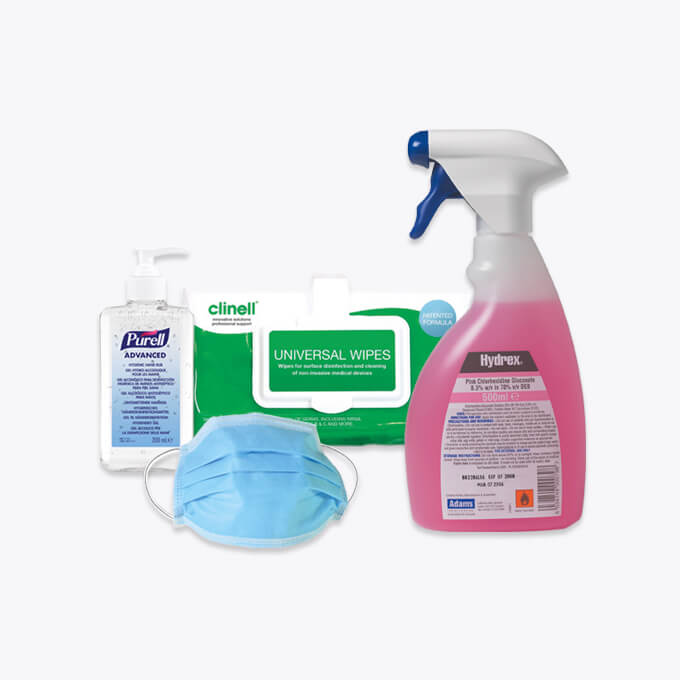 Infection Control products - Antibacterial wipes, surface cleaner and PPE - Williams Medical Supplies 