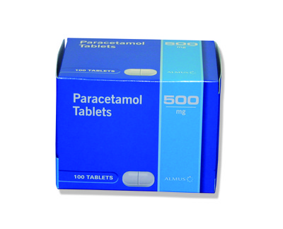 Paracetamol - Tablet - 500mg x 100 500mg Tablet POM