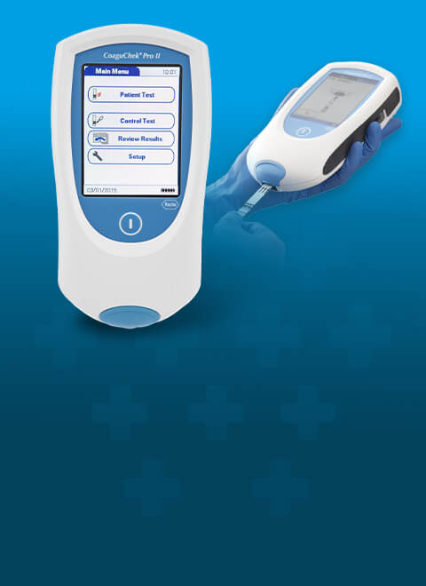 Roche Visual Testing Roche CoaguChek® Point of Care Testing and INR Machines | Health Care ...