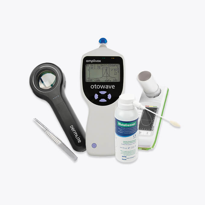 Treatment equipment including dermatology and audiometry at Williams Medical Supplies 